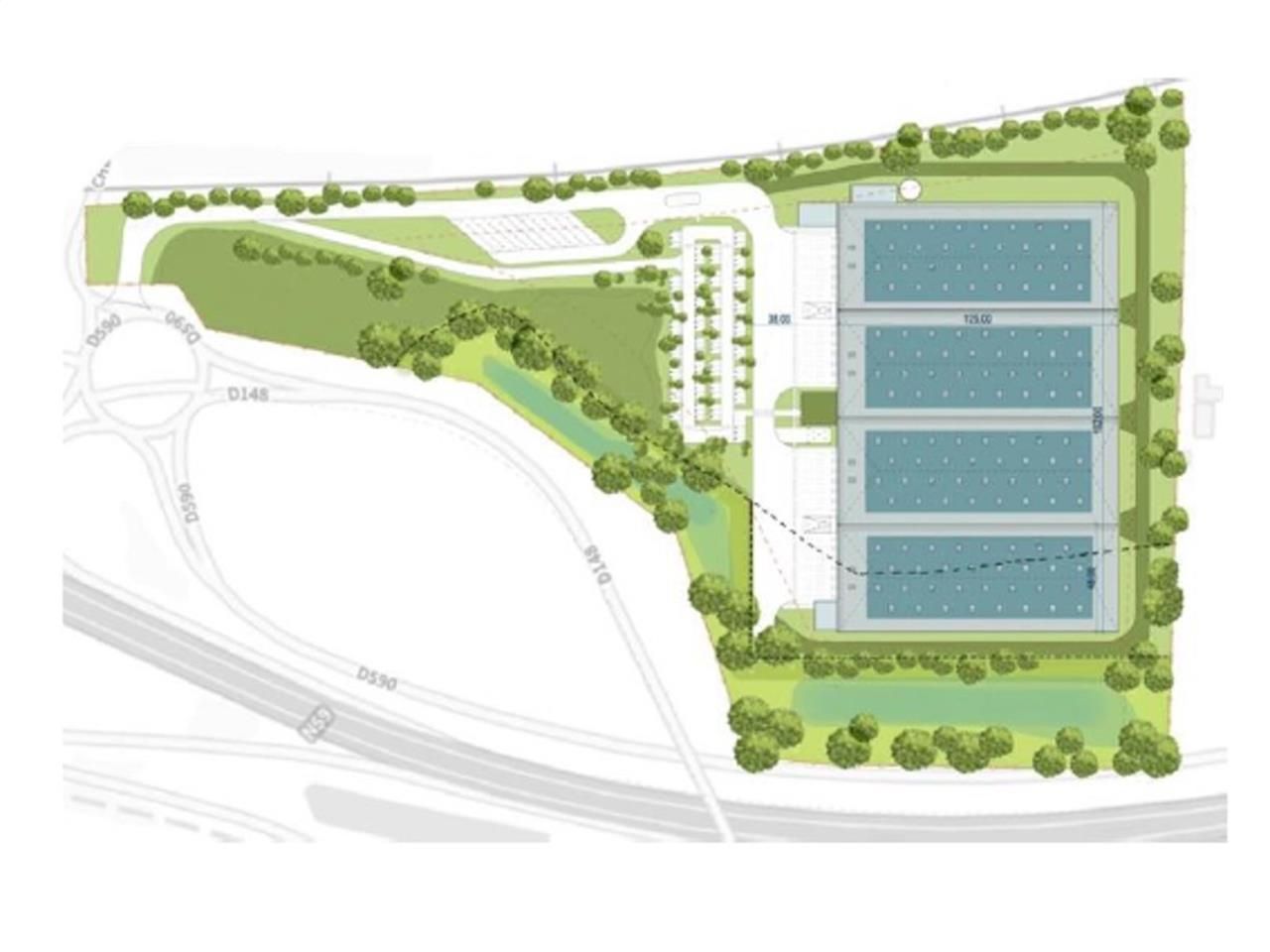 Location entrepots 25170 m² non divisibles