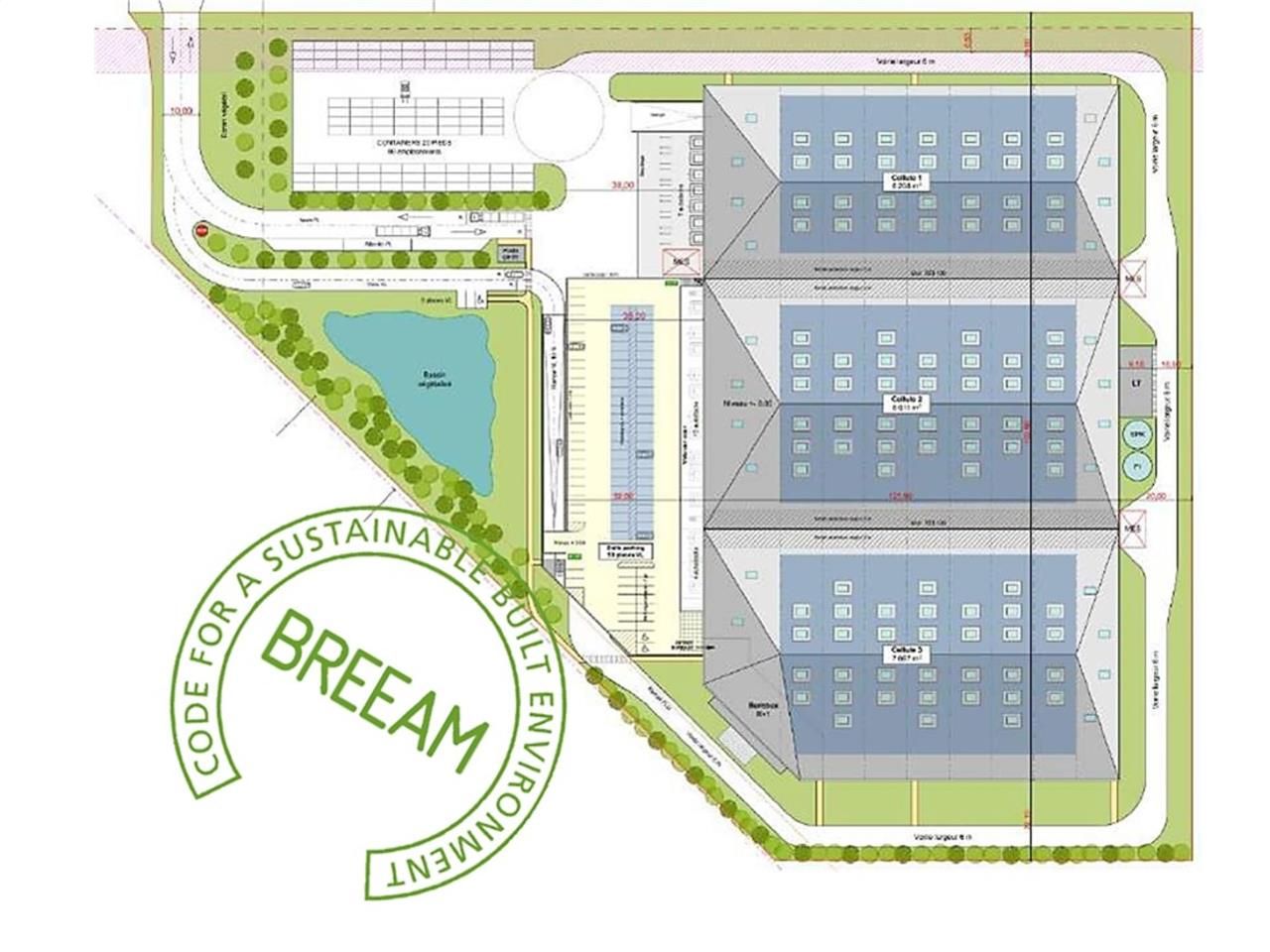 Location entrepots 6593 m² non divisibles