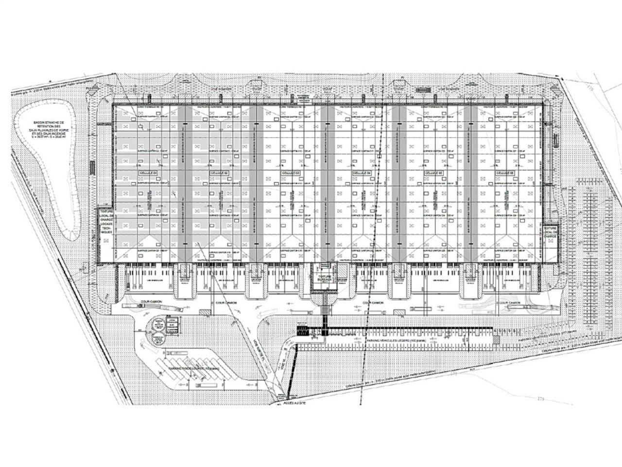 Location entrepots 37441 m² divisibles à partir de 18718 m²