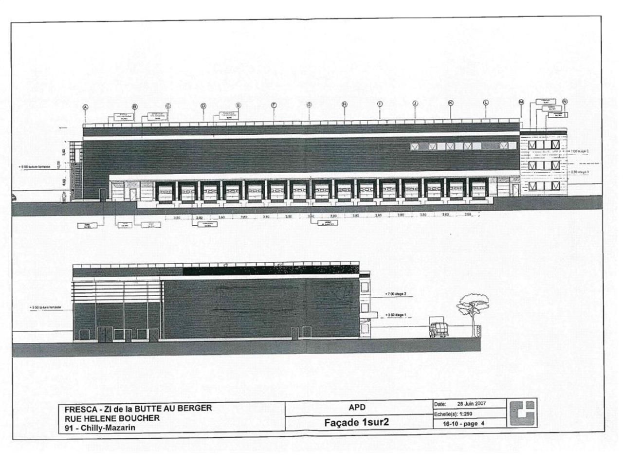 Location entrepots 6897 m² non divisibles