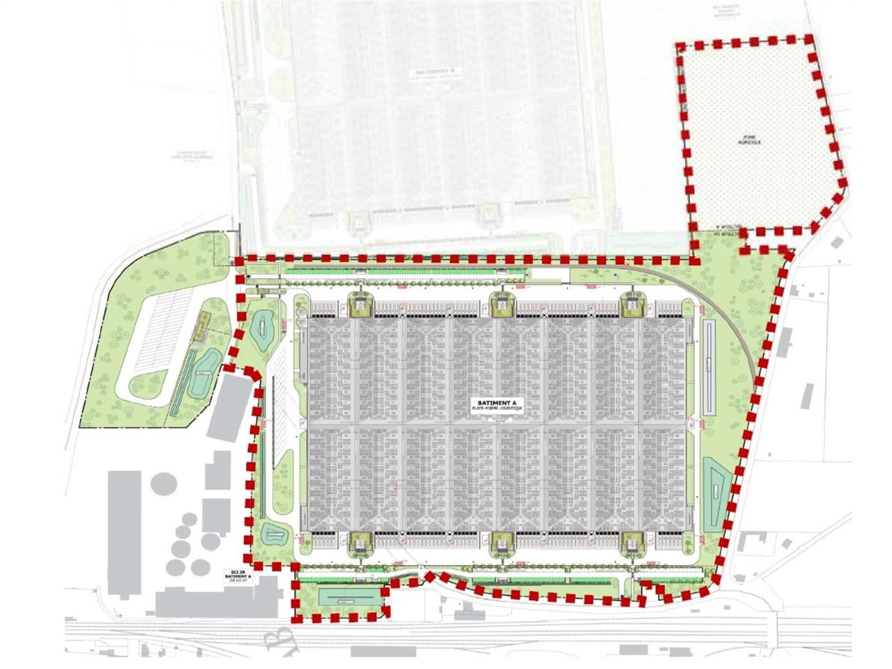 Location entrepots 179572 m² divisibles à partir de 10000 m²