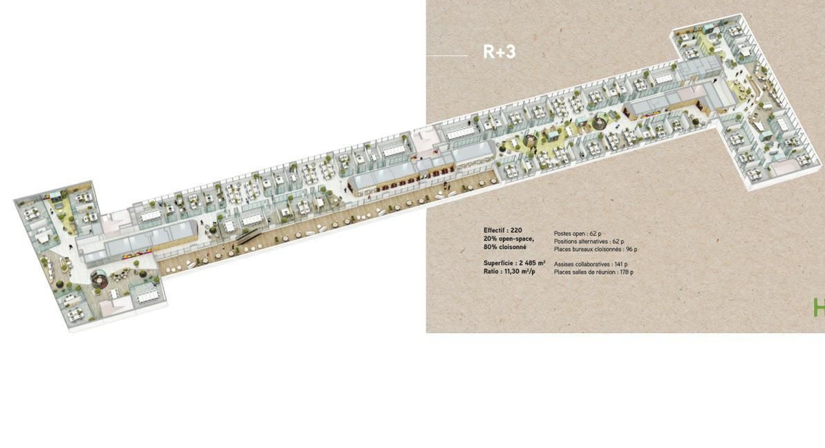 3863.3 m² pour ce bureaux en location à Montrouge