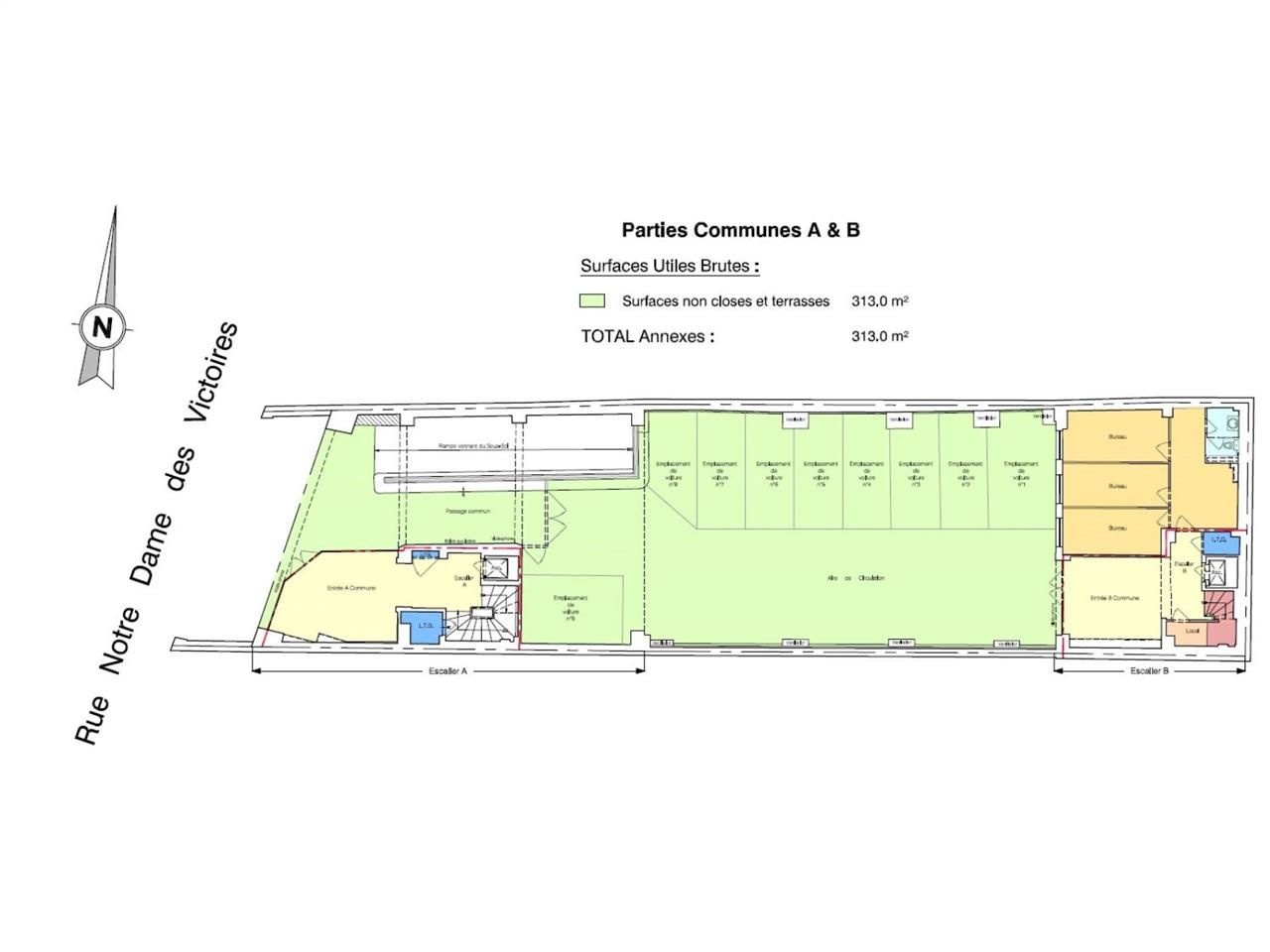 Location bureaux 391 m² divisibles à partir de 51 m²
