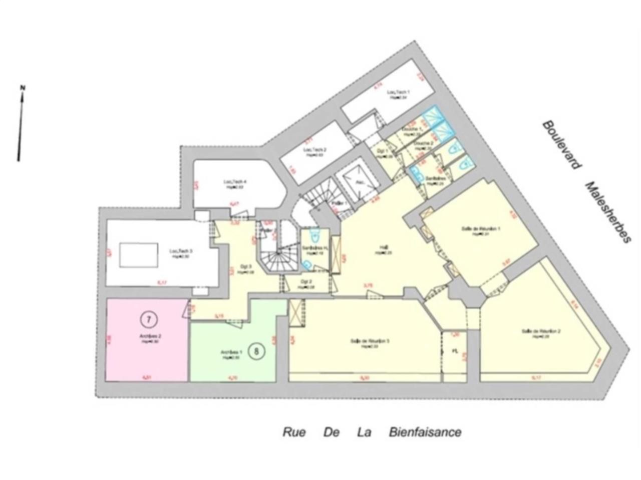 Location bureaux 768 m² divisibles à partir de 155 m²
