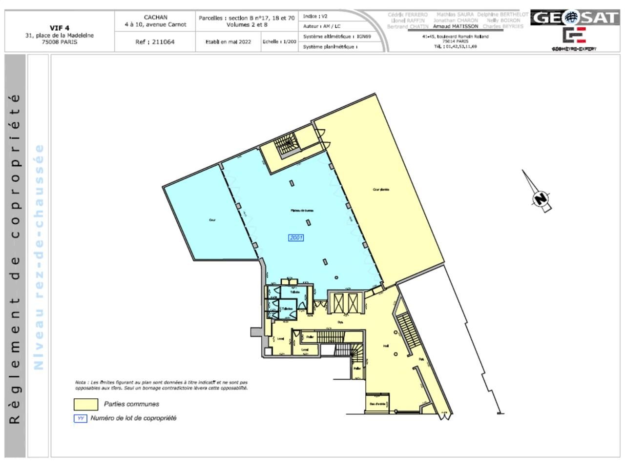 Vente bureaux 1816 m² divisibles à partir de 605 m²