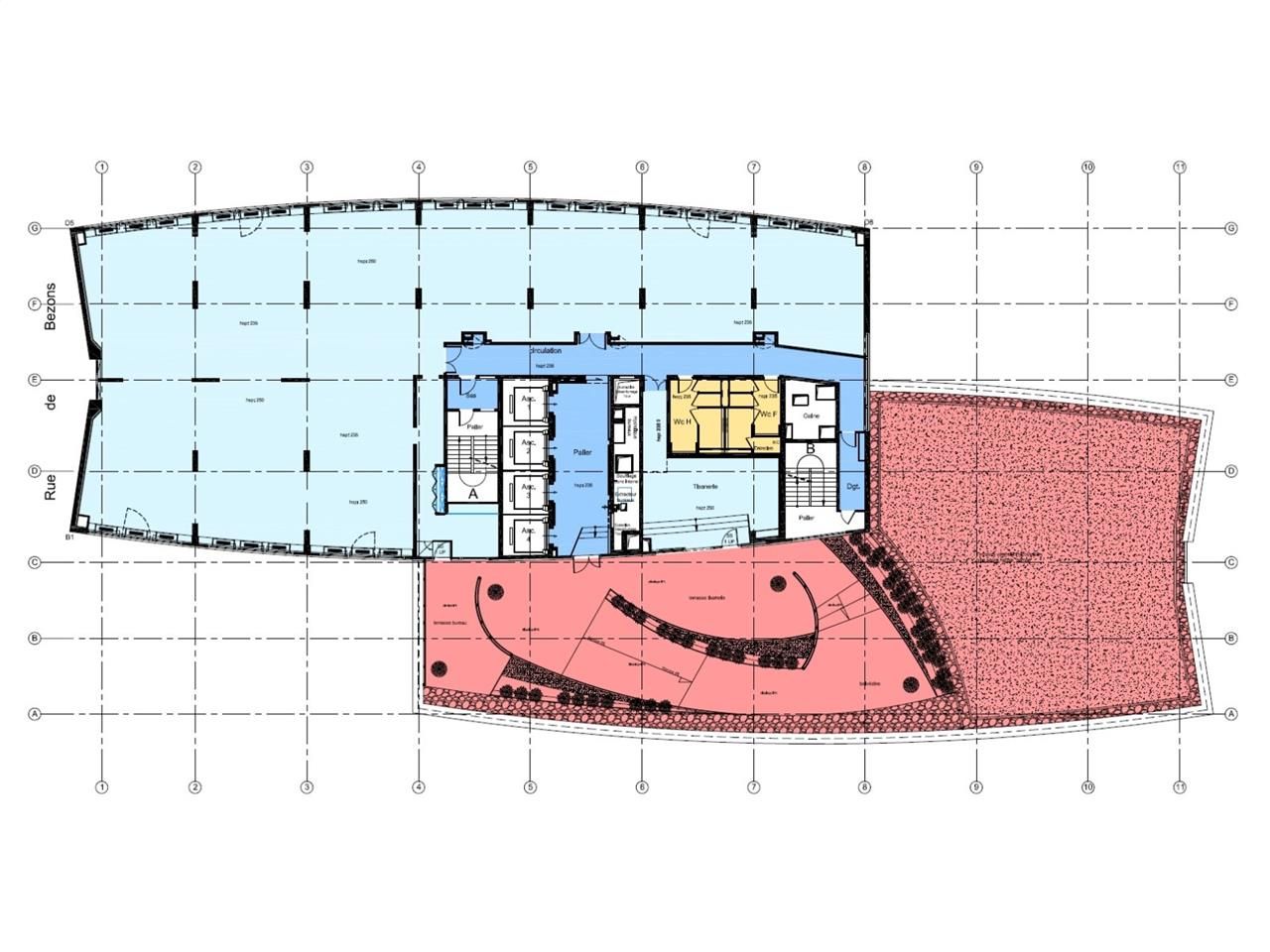 Vente bureaux 3303 m² divisibles à partir de 422 m²