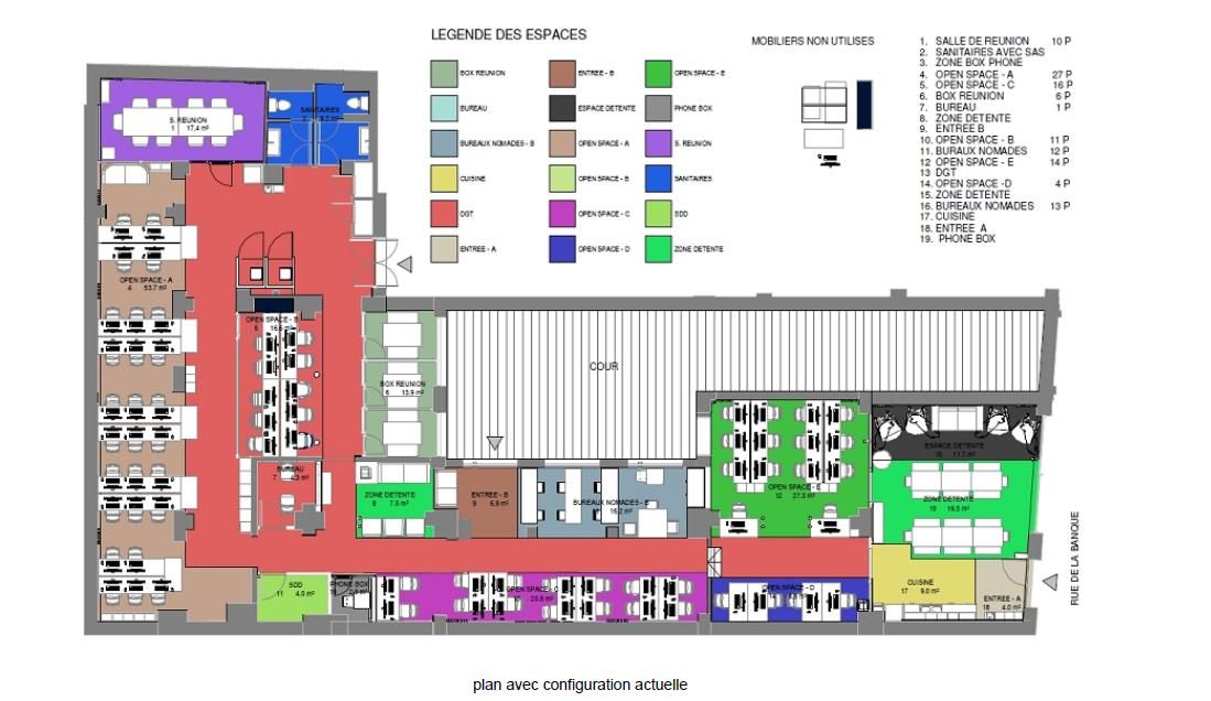 Location bureaux à Paris 75002