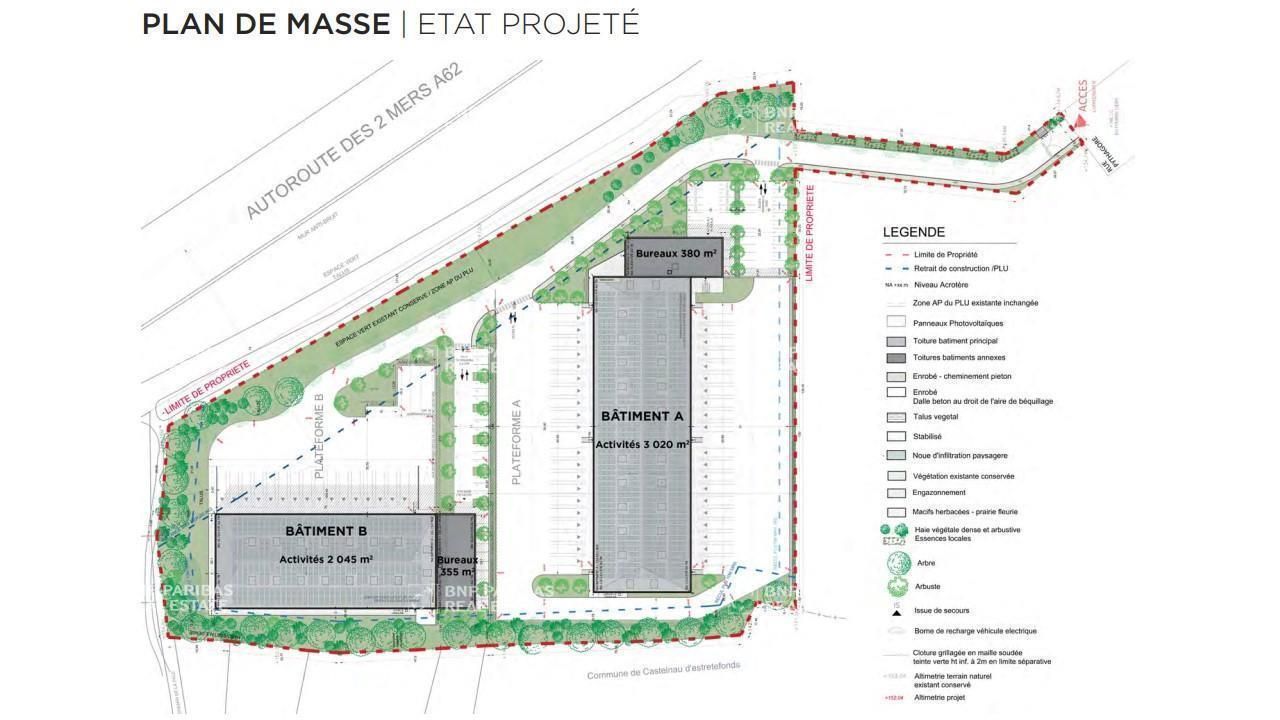 5800 m² pour ce activité en location à Bouloc