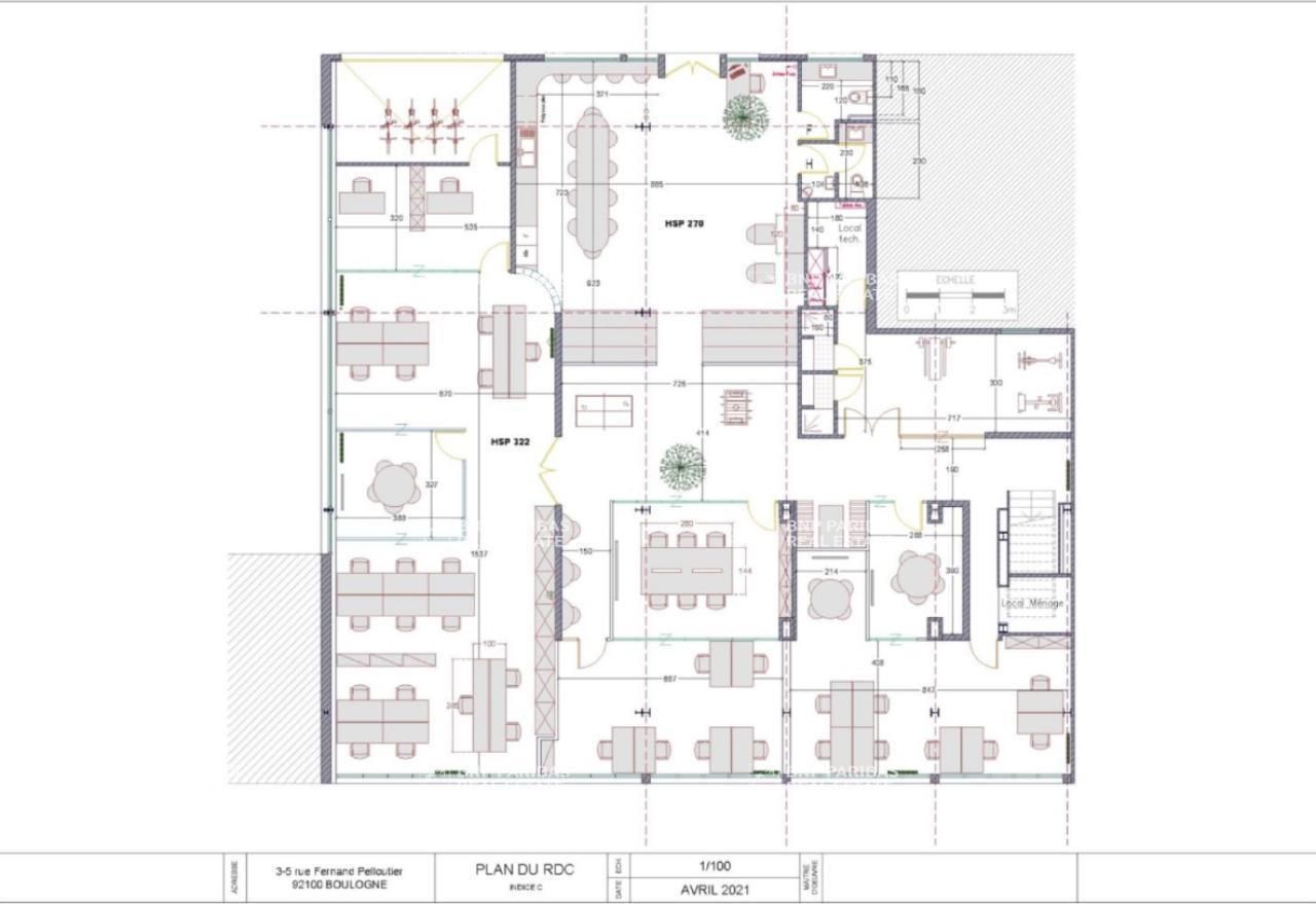 585 m² pour ce bureaux en vente à Boulogne-billancourt