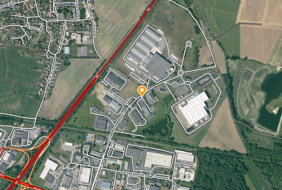 11388 m² pour cetentrepôts classe a en location à Villeneuve-saint-germain