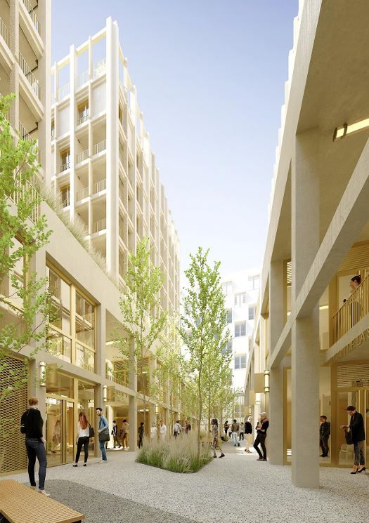 A Louer Local commercial – R+1 – 354.44 m² – avec stationnement