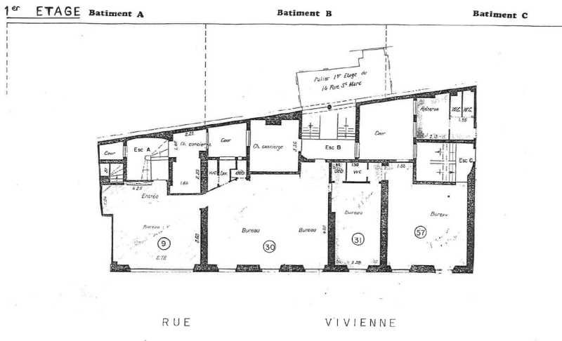 Location bureaux 95 m² non divisibles
