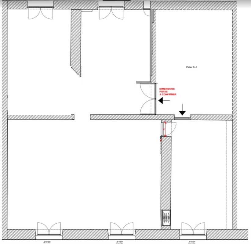 Location bureaux 90 m² non divisibles