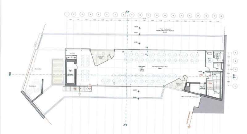 Location bureaux 236 m² non divisibles