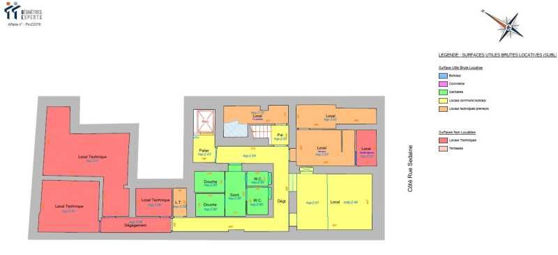 Location bureaux 924 m² non divisibles