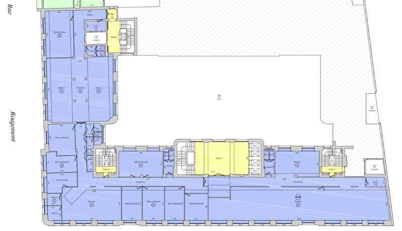 Location bureaux 1046 m² non divisibles