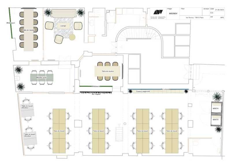 Location bureaux 194 m² non divisibles
