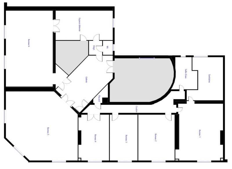 Vente bureaux 180 m² non divisibles