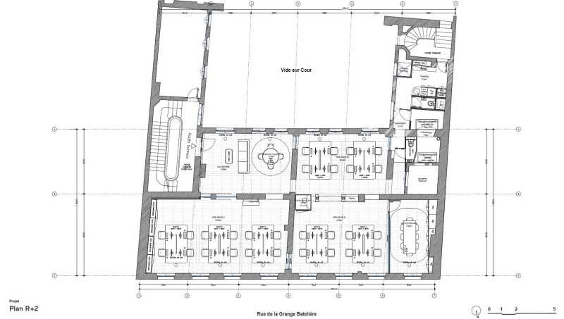 Location bureaux 190 m² non divisibles