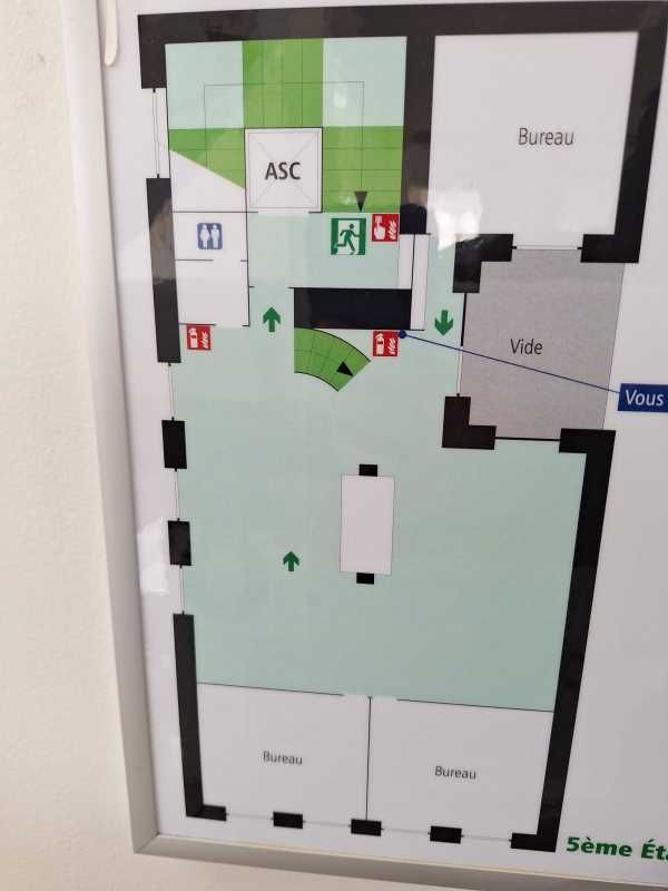 Location bureaux 130 m² non divisibles