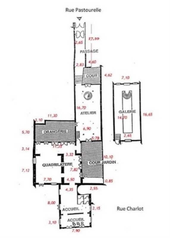 Location bureaux 314 m² non divisibles