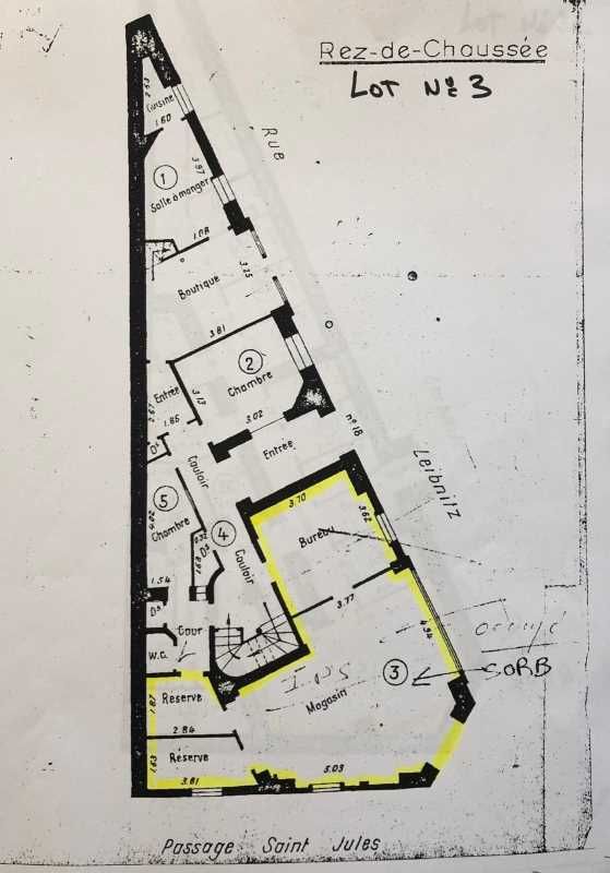 Vente bureaux 83 m² non divisibles