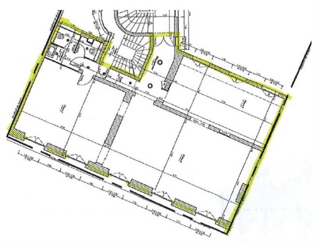 Location bureaux 130 m² non divisibles
