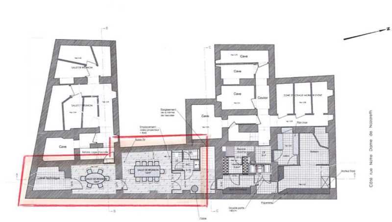 Location bureaux 150 m² non divisibles