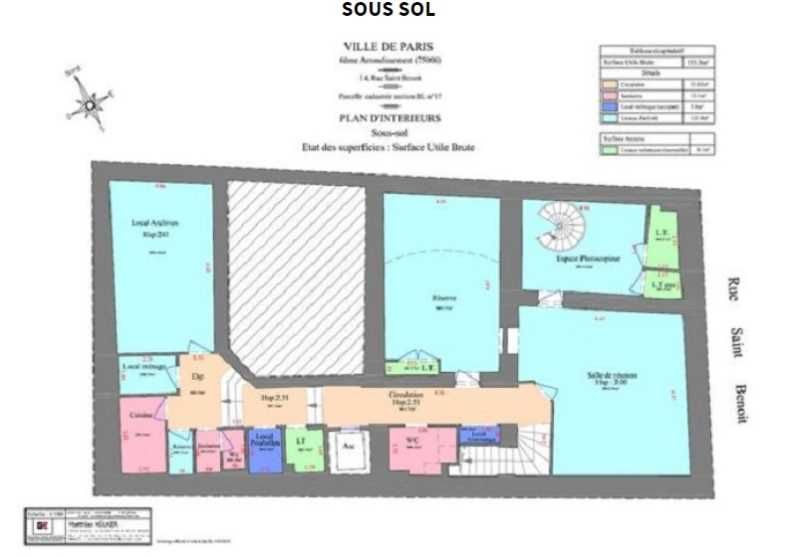 Location bureaux 1039 m² non divisibles