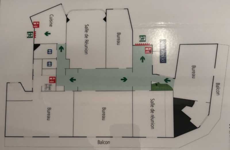 Location bureaux 197 m² non divisibles