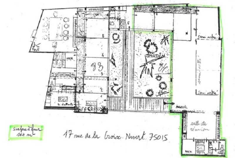 Location bureaux 164 m² non divisibles