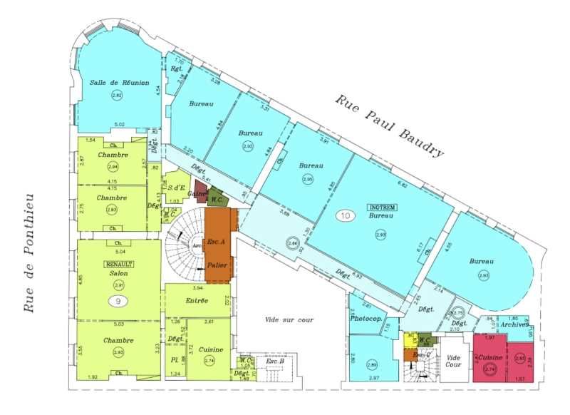 Location bureaux 235 m² non divisibles