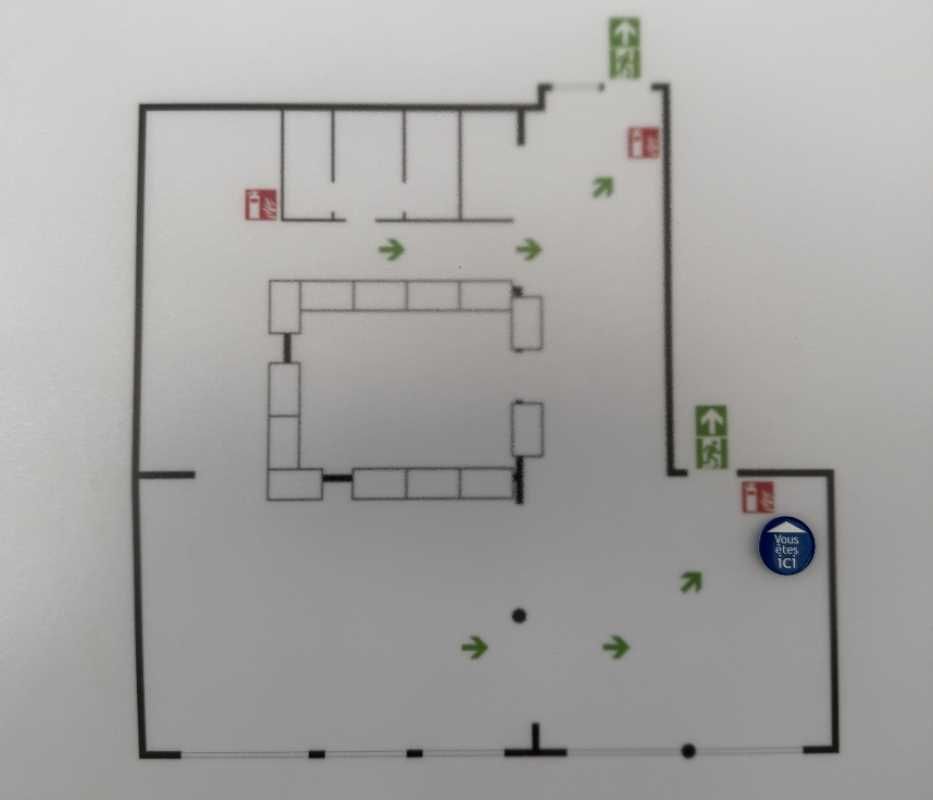 Location bureaux 97 m² non divisibles