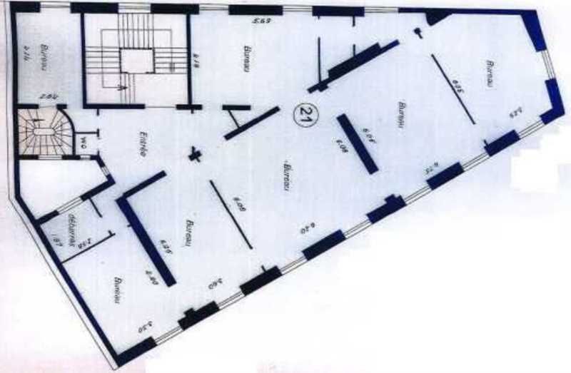Location bureaux 191 m² non divisibles