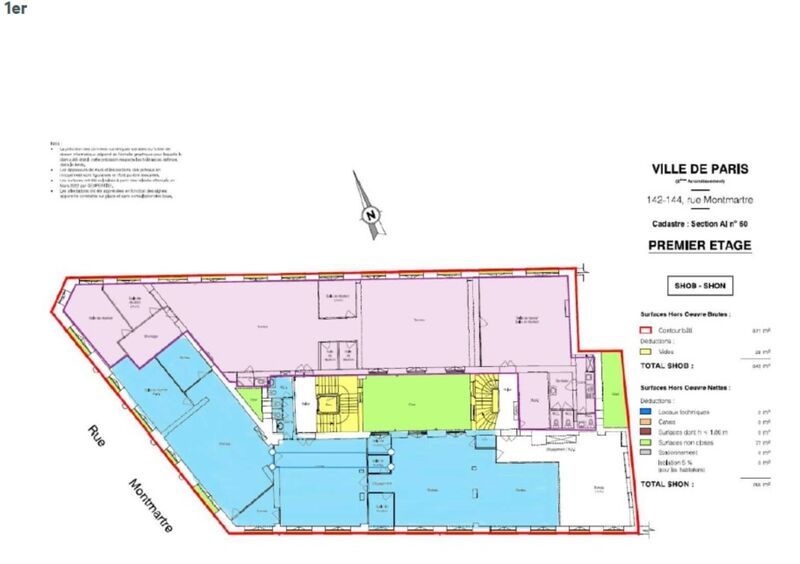 Location bureaux 270 m² non divisibles