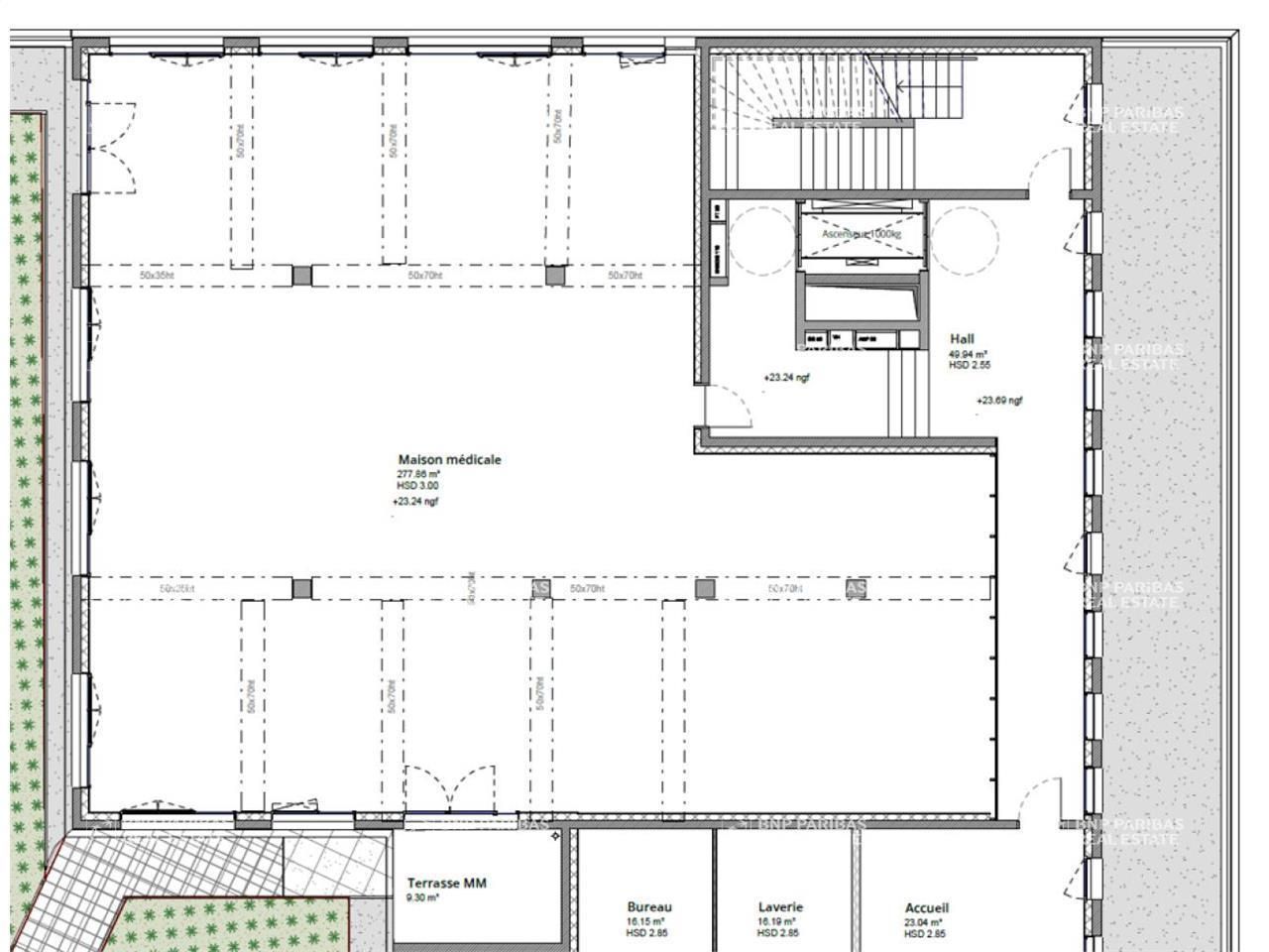 Vente Bureaux 277.86 m² non divisibles 44340 Bouguenais