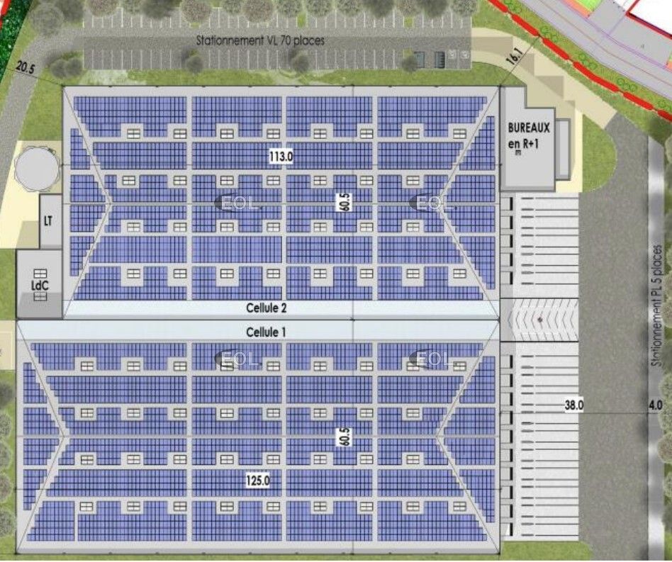 Entrepôt logistique - à 53 km de Montpellier