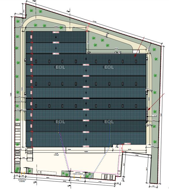 Bâtiment industriel à construire