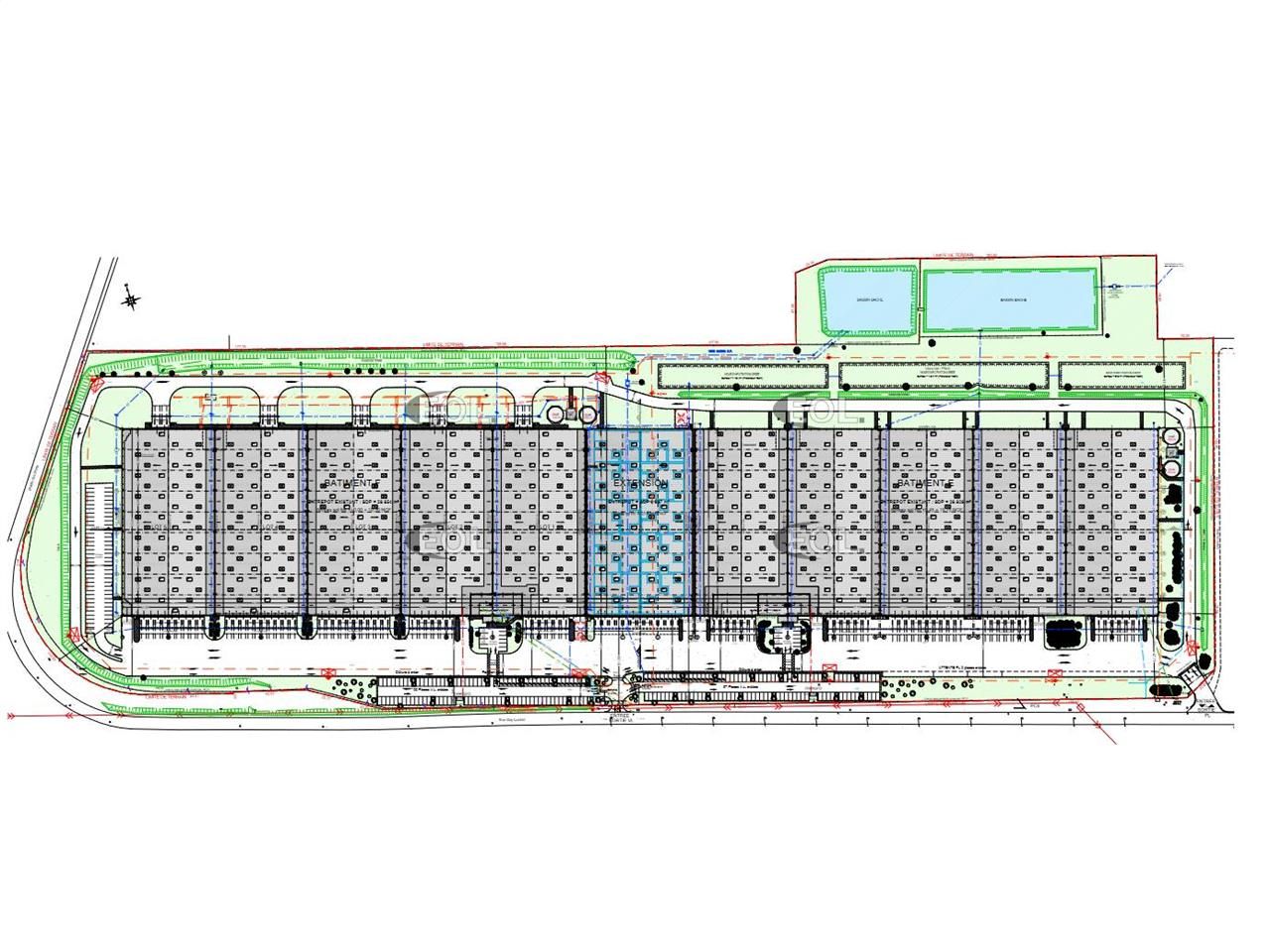 Location Entrepôt 67124 m² non divisibles