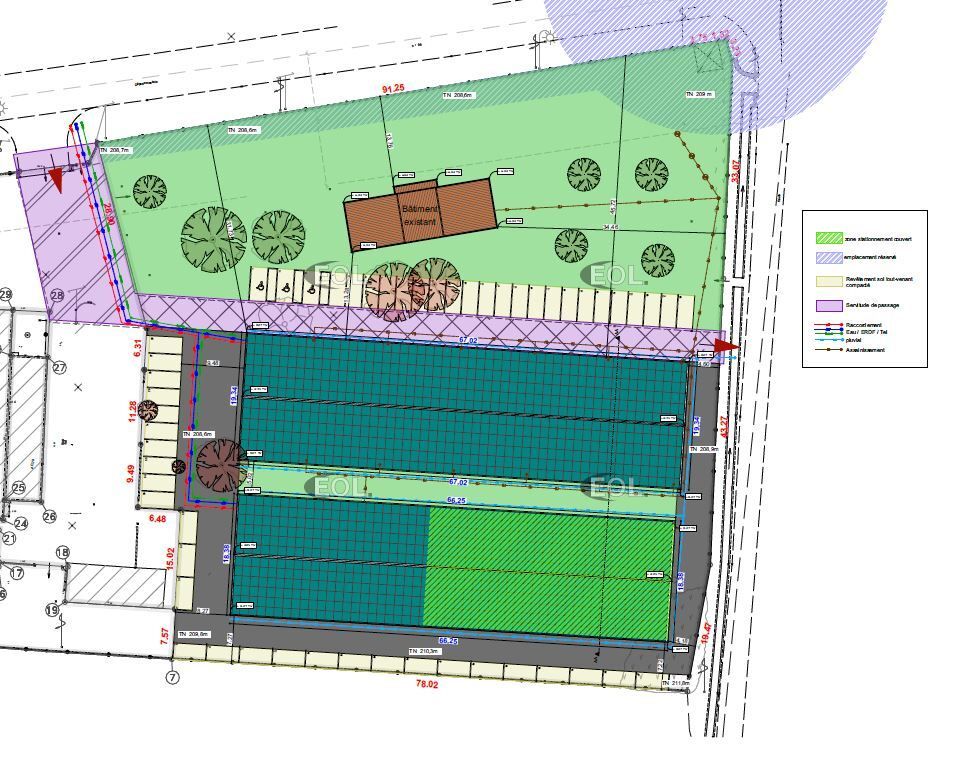 Investissement - terrain à vendre avec PC