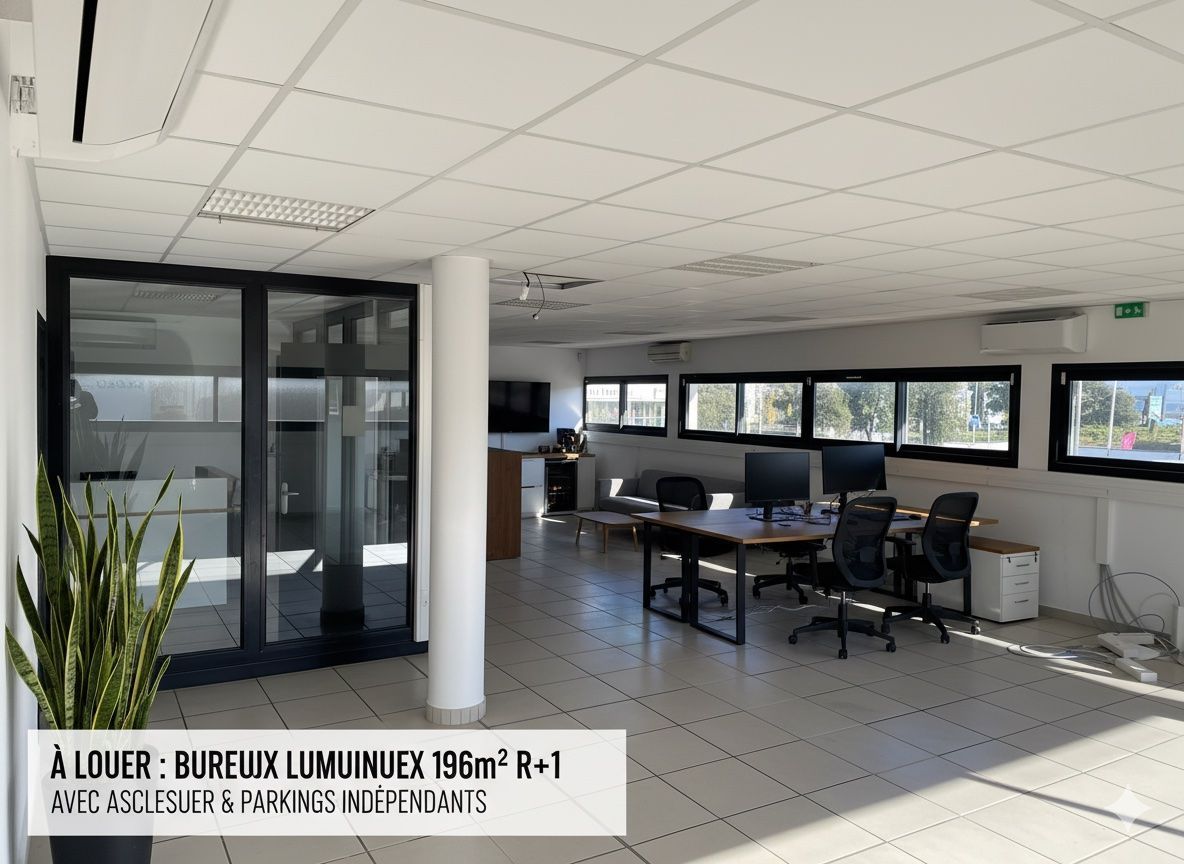 Location Local d'activités 196 m² non divisibles