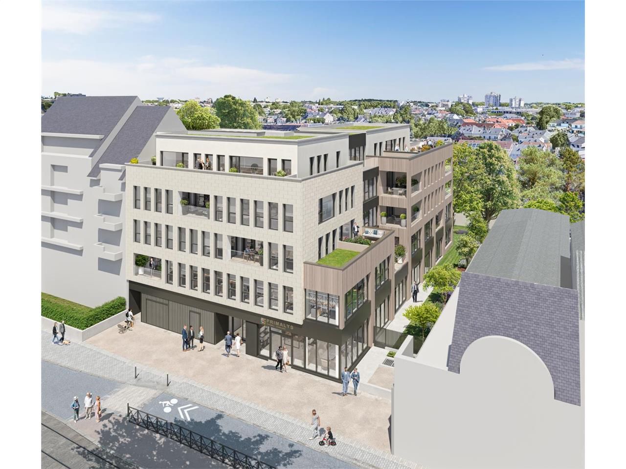 Location Bureaux 1104.47 m² divisibles 44100 Nantes