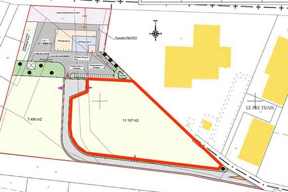 Vente terrain 9847 m² non divisibles