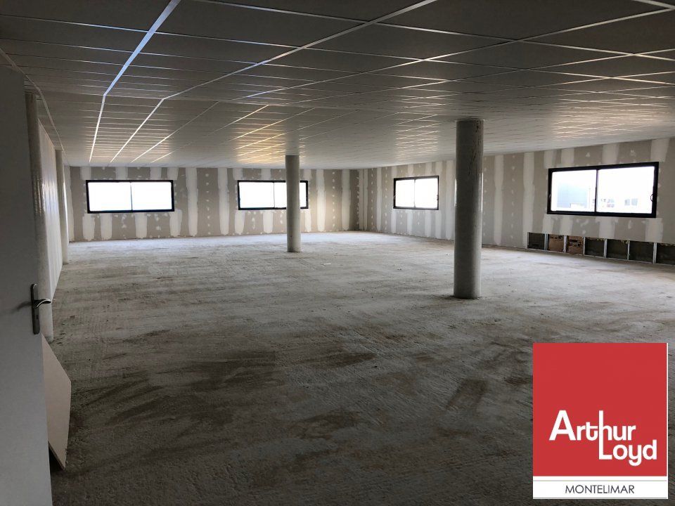 MONTÉLIMAR -  ZAC PORTES de PROVENCE -  A LOUER - PLATEAU DE BUREAUX NEUFS A AMÉNAGER DE 503 M2 DIVISIBLES