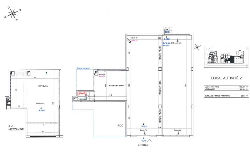 Local commercial de 269 m² à vendre – Montpellier Près d'arènes.