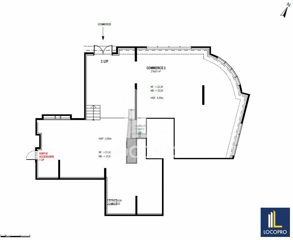 A VENDRE - MURS COMMERCIAUX VEFA - 477 M2 DIVISIBLES A PARTIR DE 216 M2 - NICE GARE DU SUD