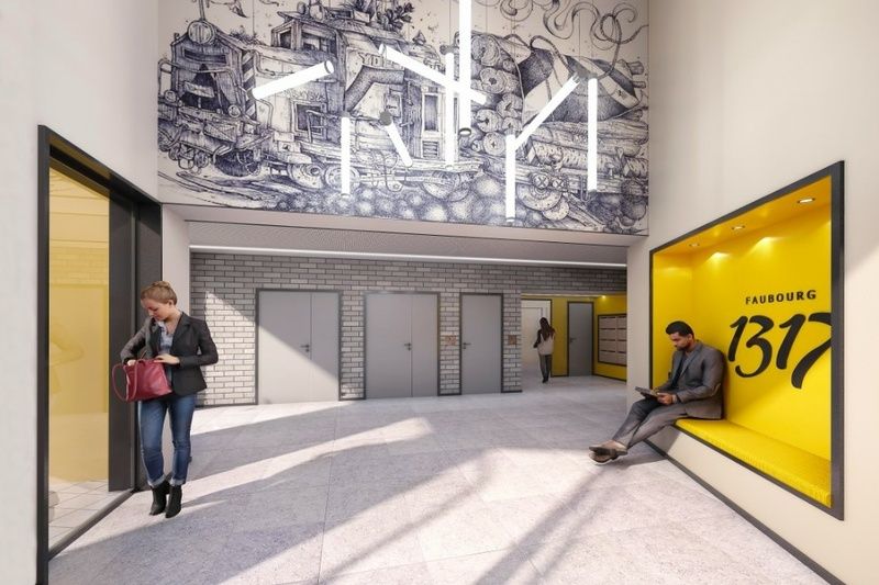 Projet d'immeuble tertiaire en R+5 - 3 207  m² - Lyon 9 à la vente et à la location