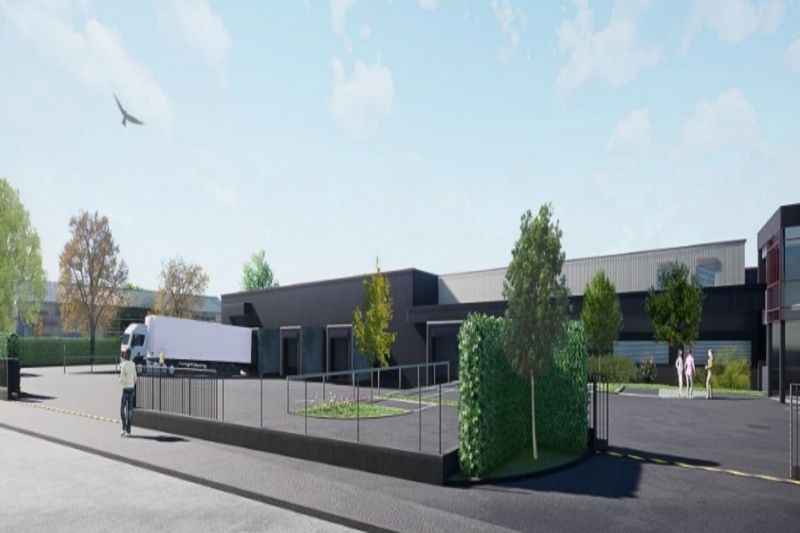 A louer sur la commune de Chassieu, un entrepôt de 4 856 m².