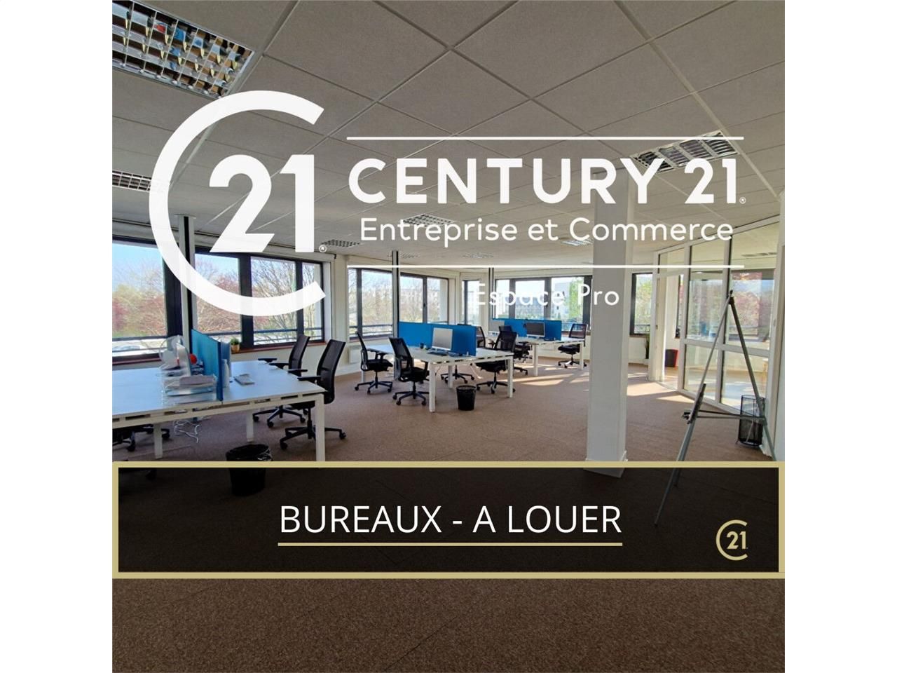 Location bureaux 172.00 m² à CAEN