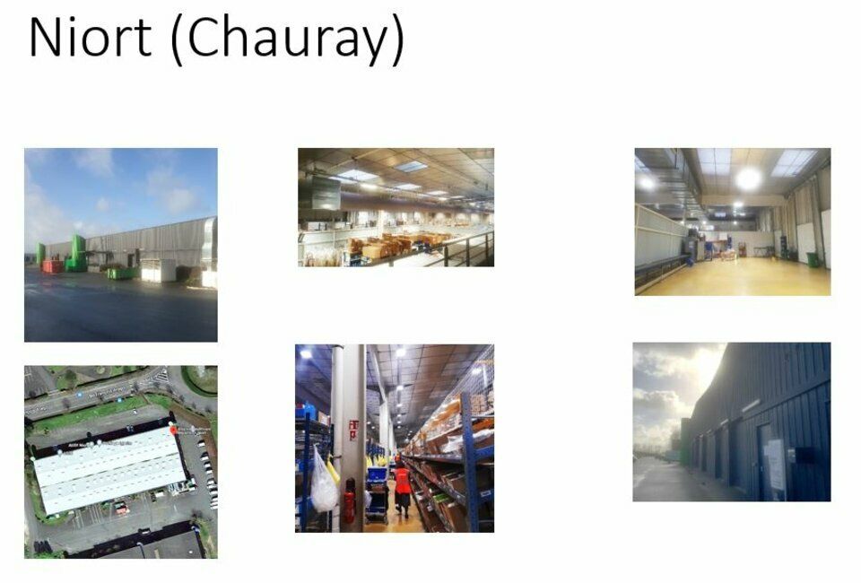 Entrepôt de 2 763 m² à louer en périphérie de Niort (79).